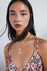 Springfield Golden coin necklace printed