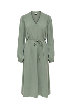 JDY Vestido midi manga larga