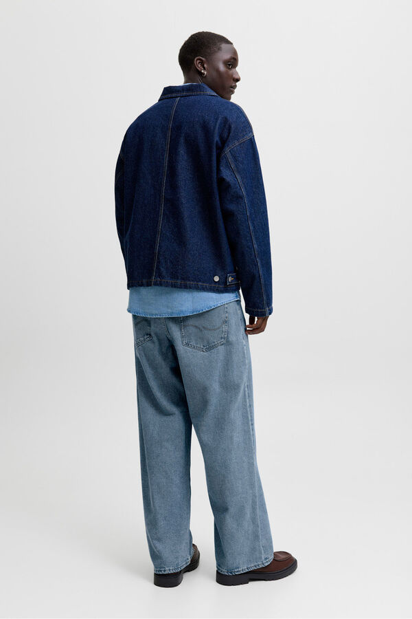 Jack & Jones Weite Jeans Blau