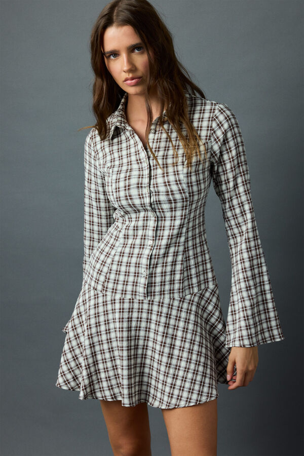 High Spirits Heritage Shirt Dress bege