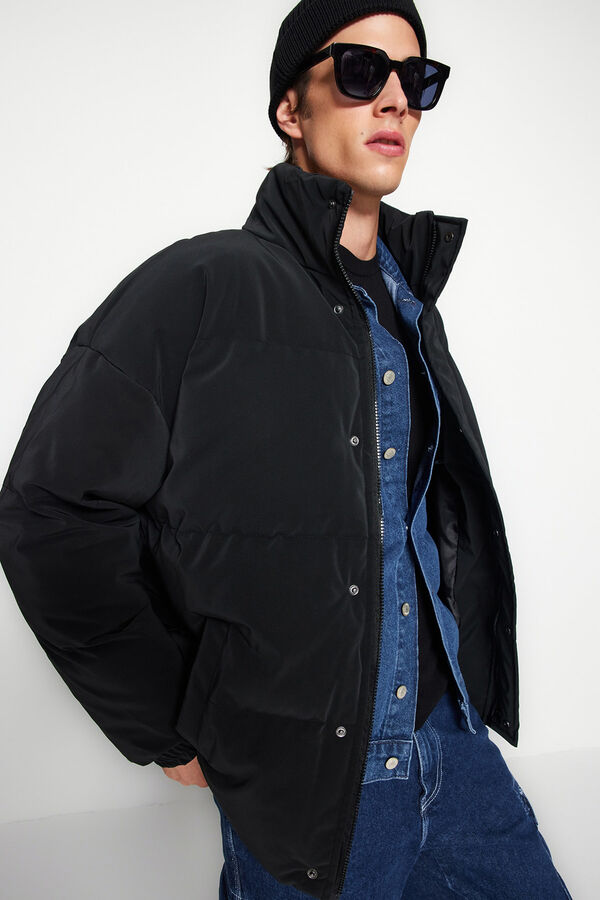 Trendyol Coat puffer black