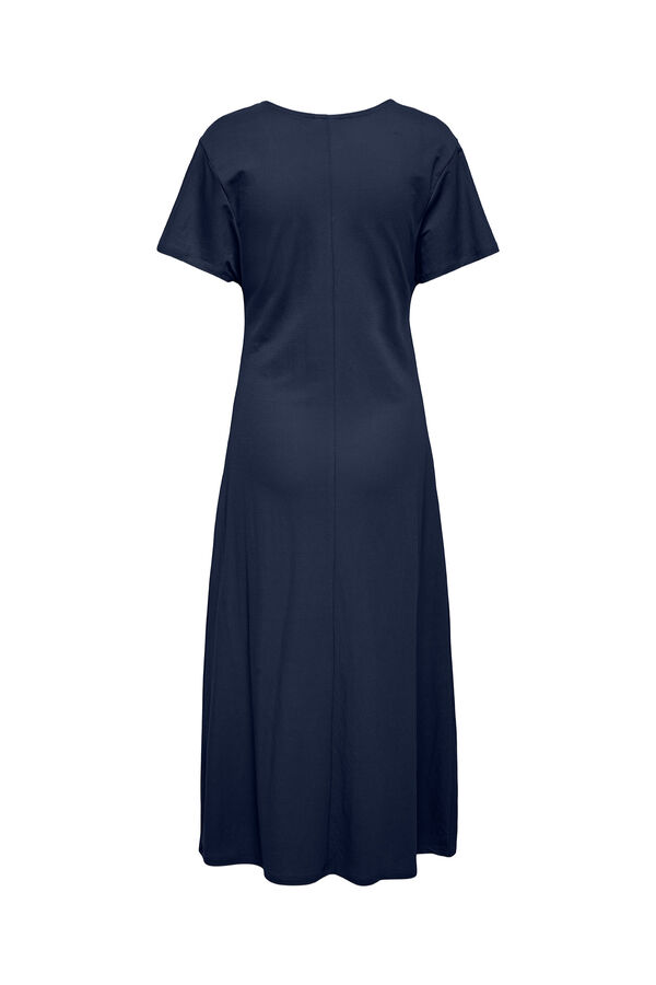 JDY Vestido largo fluido azul
