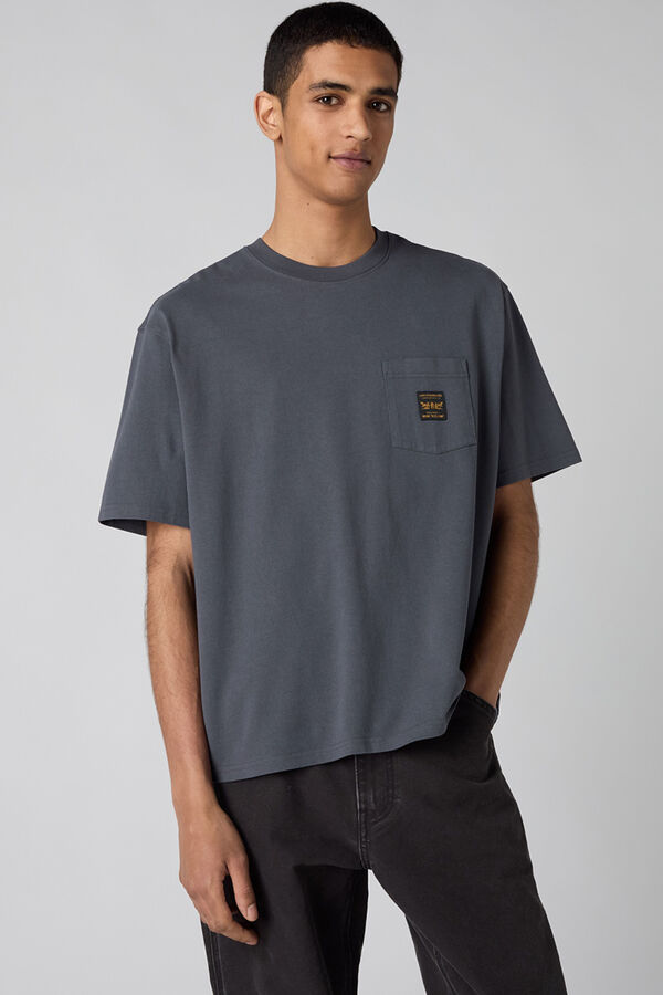 Levi's Short sleeve T-shirt with pocket grey