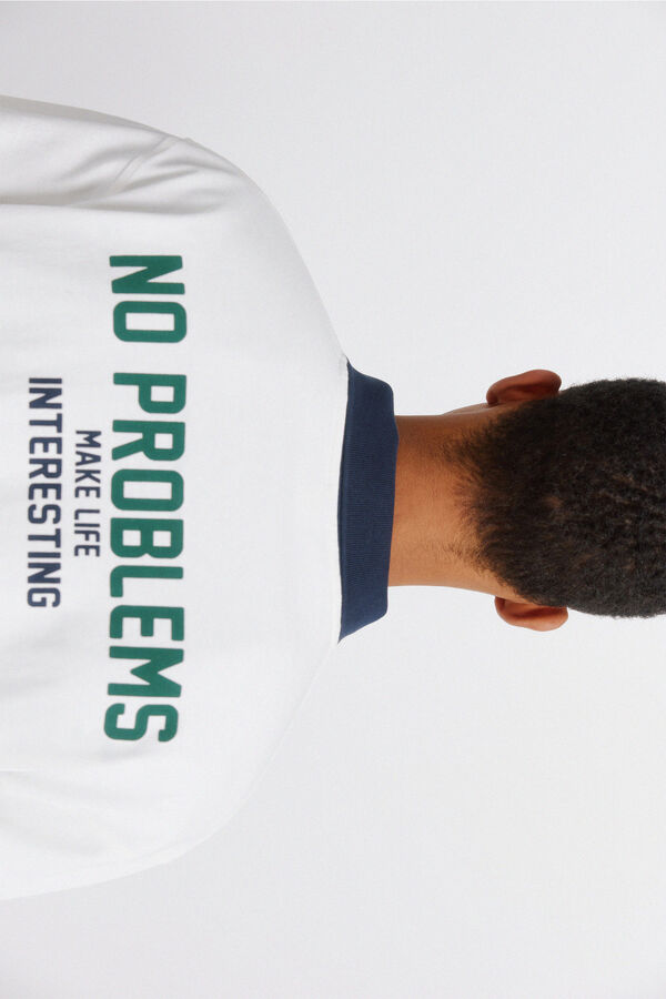 Springfield Double weekend long sleeve T-shirt beige