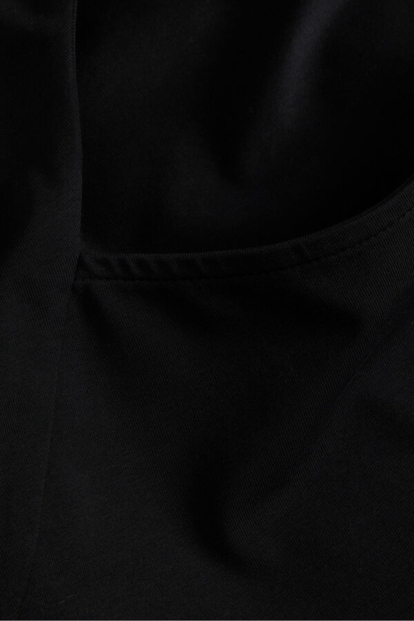 Jack & Jones Top com la&ccedil;o ajustado preto