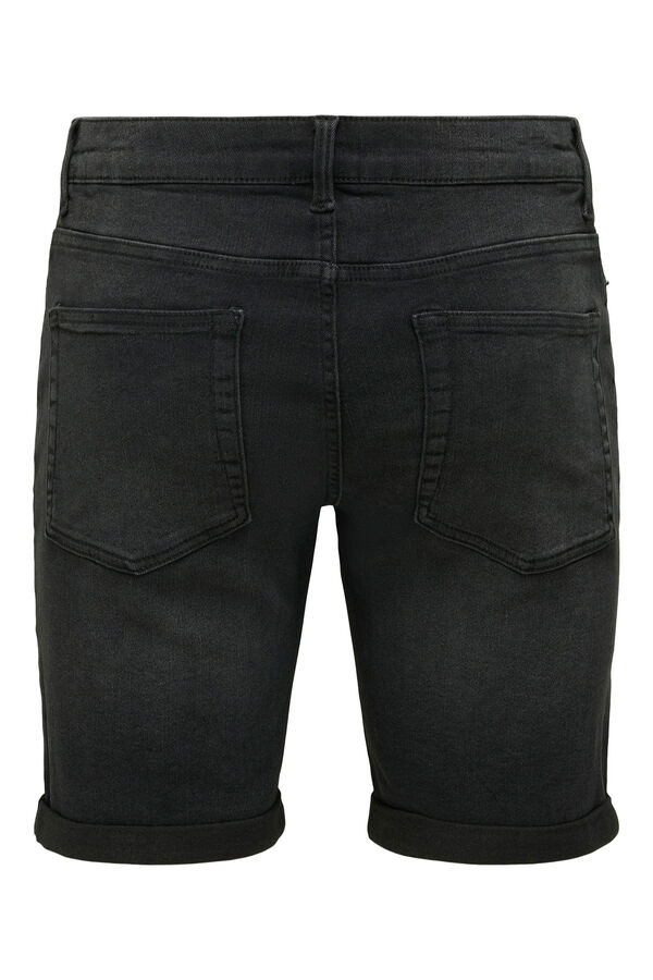 Only & Sons Denim Bermuda shorts black