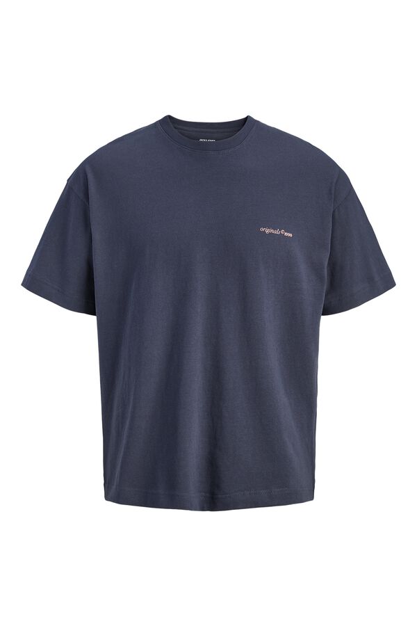 Jack & Jones Camiseta loose algod&oacute;n gris