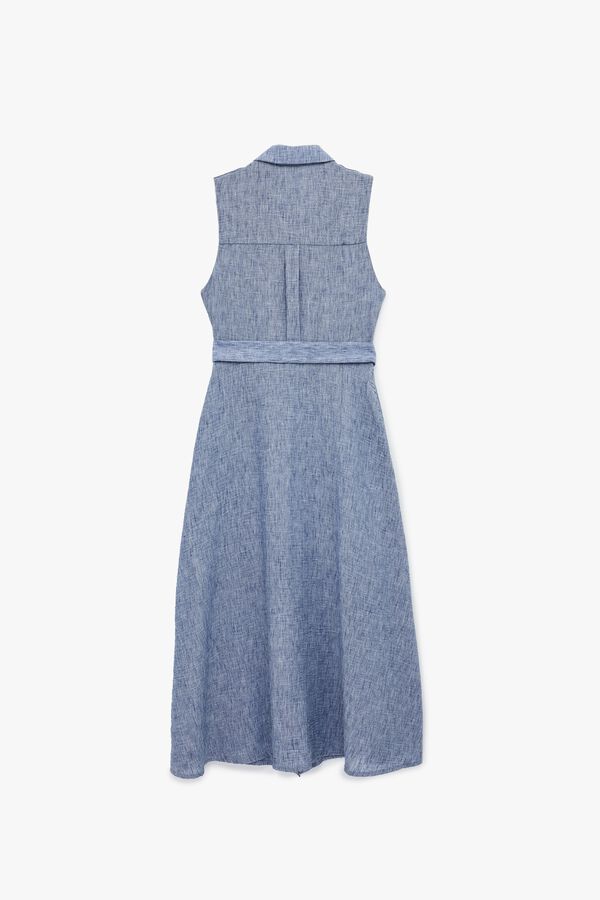 Koton Shirt midi dress blue