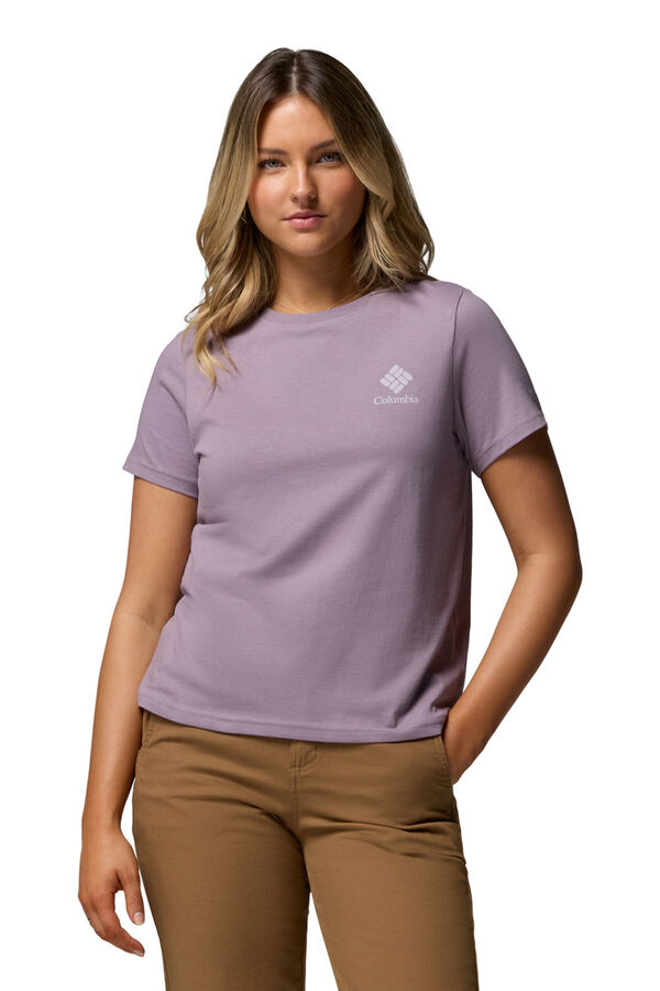Columbia Printed T-shirt Rolling Bend&trade; pink