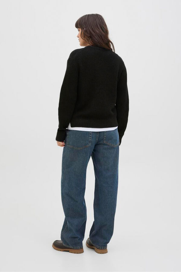 Jack & Jones Basic jersey-knit knit jumper black