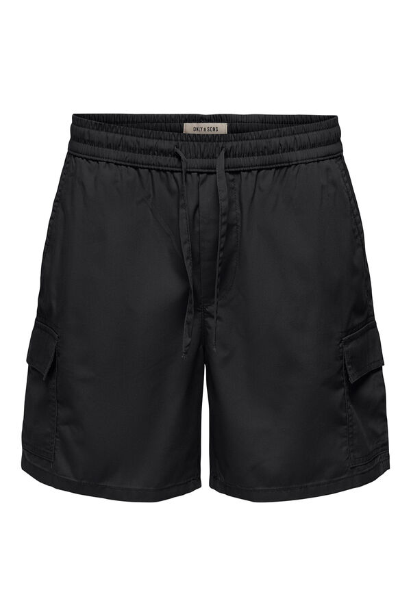 Only & Sons Cargo Bermuda shorts black
