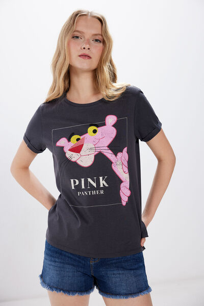 Springfield Majica „Pink Panther“ žuta
