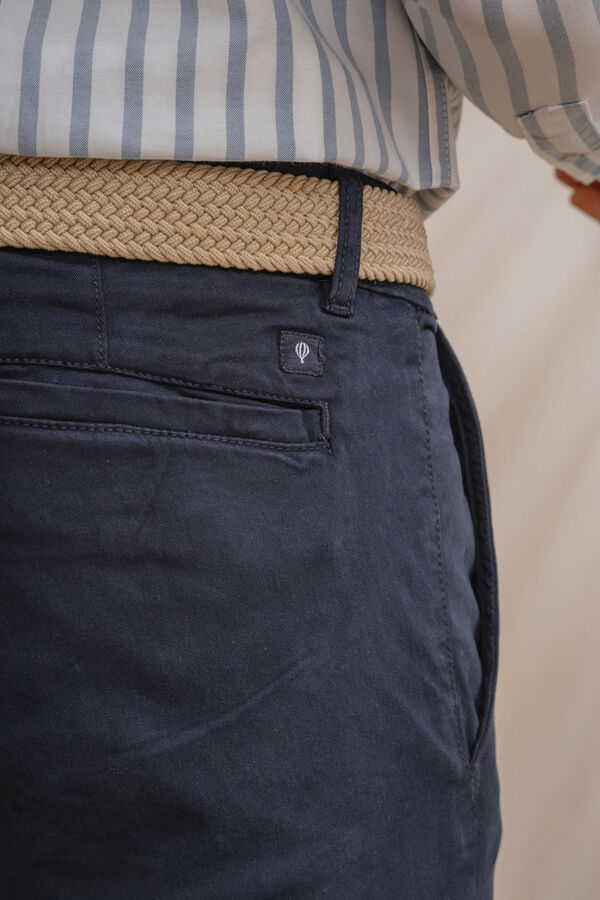 Celopman Slim fit chinos blue