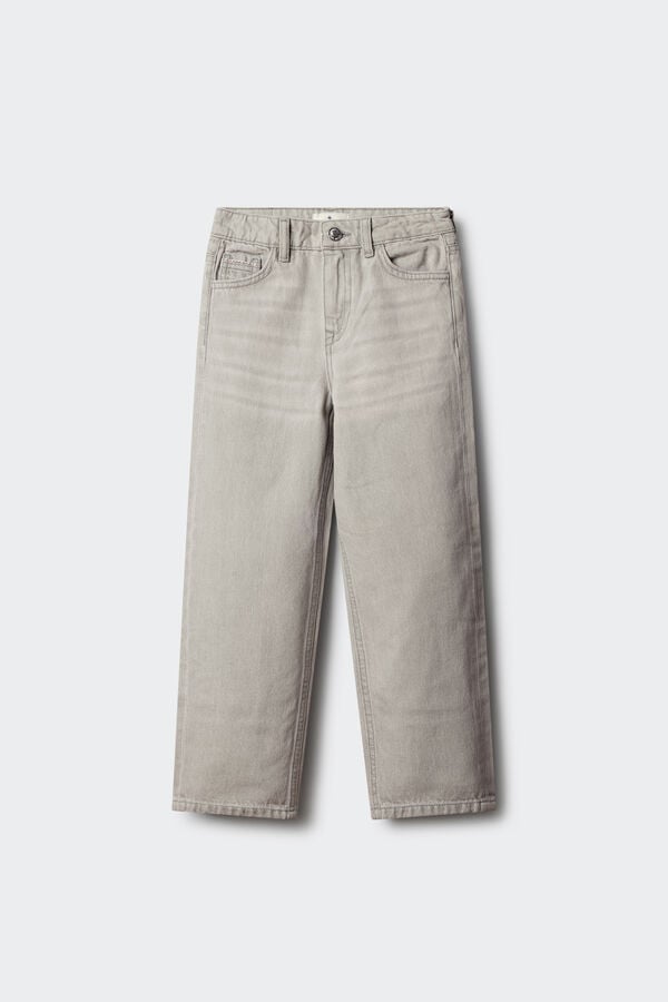 Springfield Kids Pantal&oacute;n denim ligero ni&ntilde;o gris