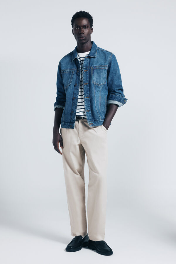 Springfield Essential denim jacket blue