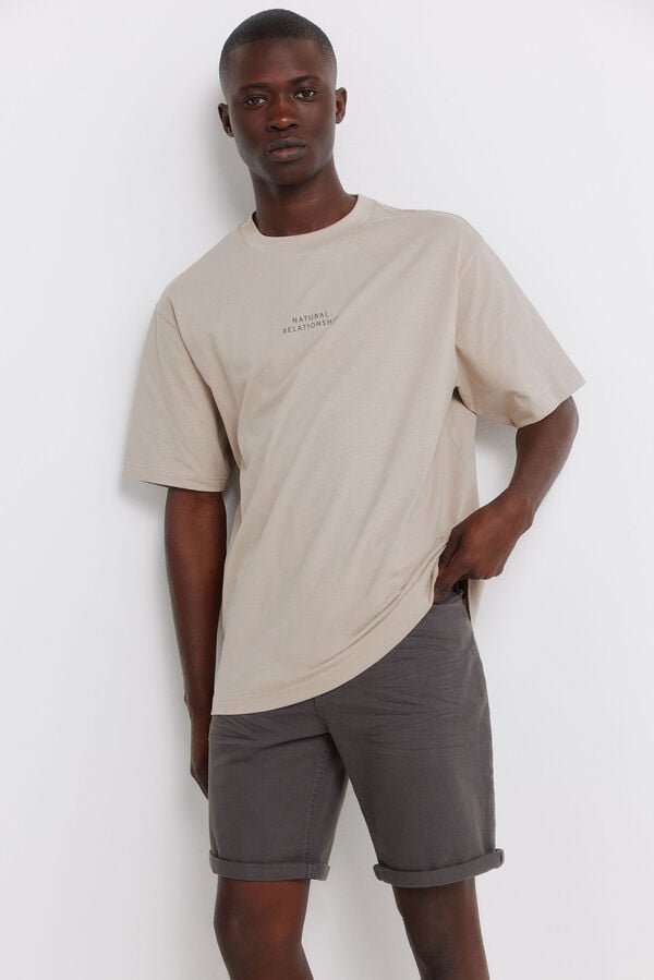 Springfield T-shirt NATURAL nude
