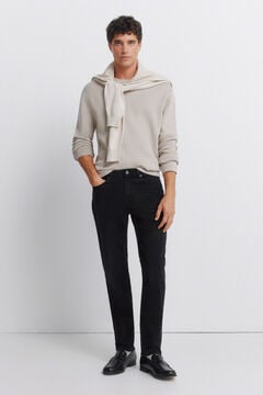 Springfield Jeans preto lavado skinny fit