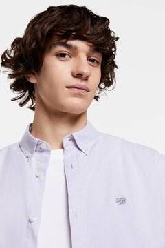 Springfield Camisa pinpoint color purple
