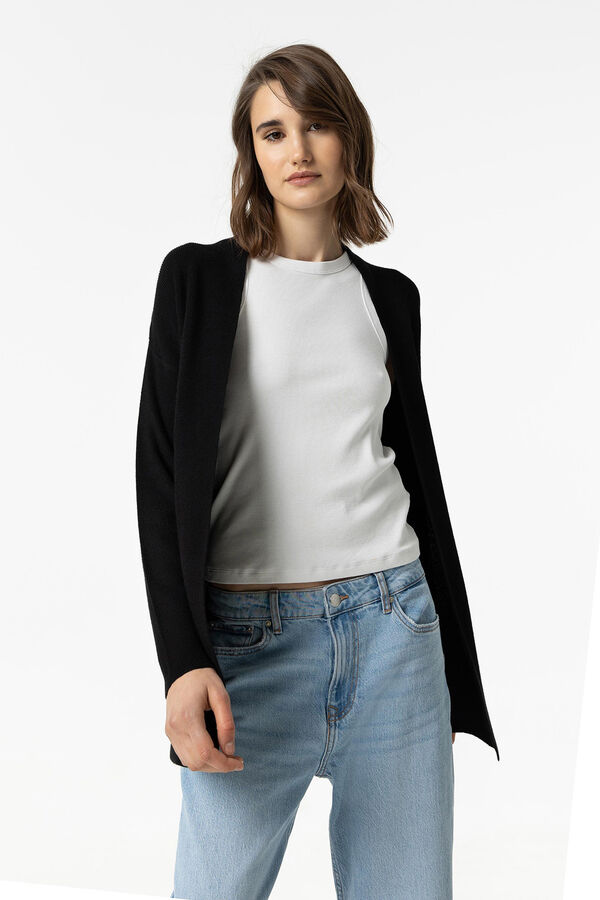 Tiffosi Essential cardigan black