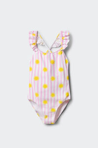 Springfield Kids Kupaći kostim za devojčice sa dezenom sunca