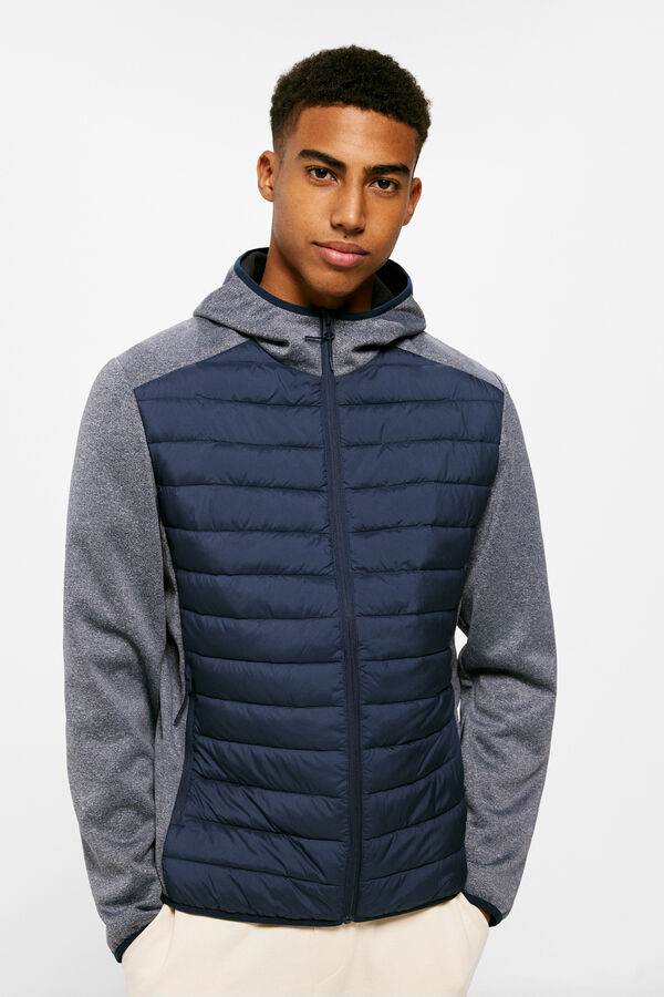 Springfield Combined hooded jacket blue