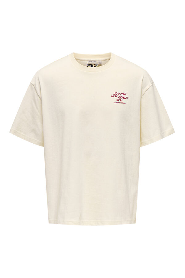 Only & Sons Short-sleeved T-shirt white