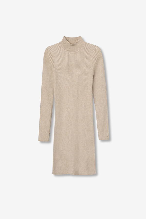 Tiffosi Young Super Slim Fit Ribbed Dress brown