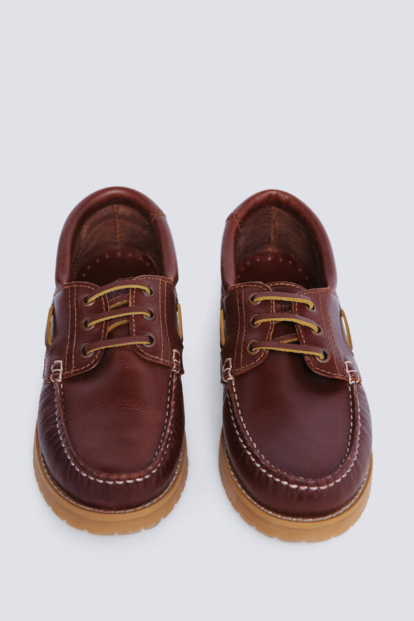 Springfield Leather boat shoes nude