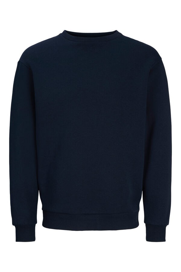 Jack & Jones Basic- Sweatshirt mit Rundhalsausschnitt Blau
