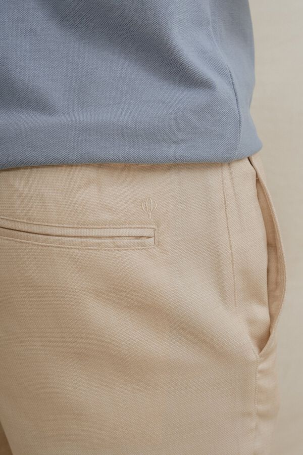 Celopman Casual tailored trousers brown