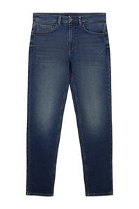 Springfield Knit denim overdyed slim fit jeans
