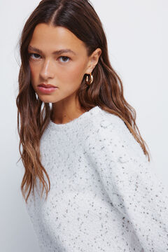 Springfield Pull chenille &agrave; boutons sur l'&eacute;paule