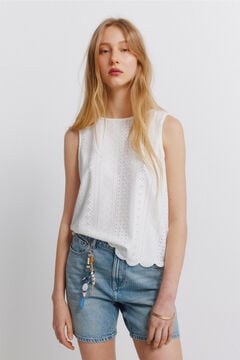 Springfield T-shirt bretelles en crochet