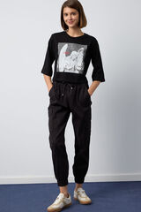 Inside Cargo Jogger Trouser Crna