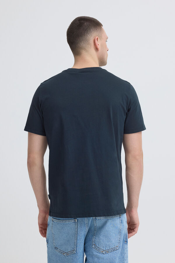 Blend Camiseta de manga corta azul