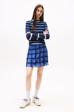 Tommy Jeans T&ecirc;nis Tommy Jeans branco com detalhes em azul e vermelho