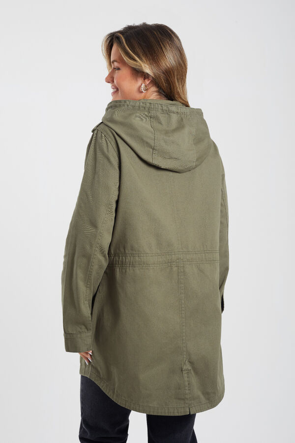 Brave Soul Hooded parka beige