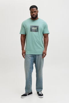 Jack & Jones PLUS Camiseta logo cuadrado