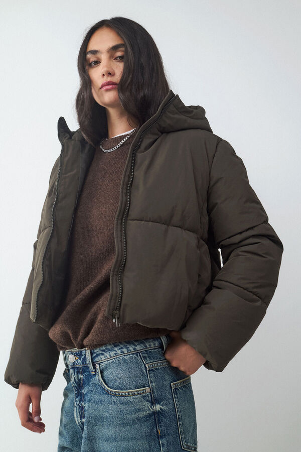 Balmohk Coat puffer with hood nude