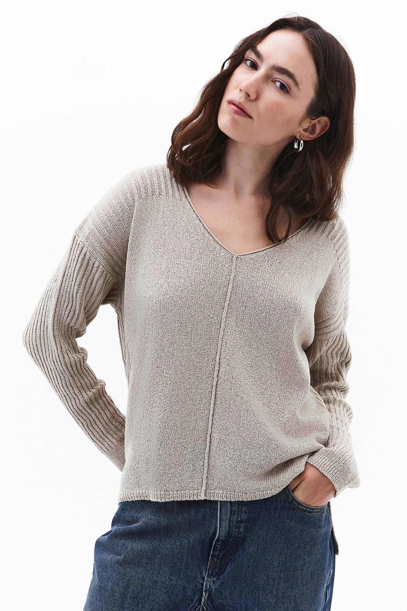 Oxxo Jersey de cuello pico