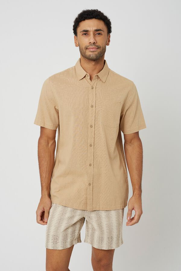 Brave Soul Short cord&oacute;n ajustable beige