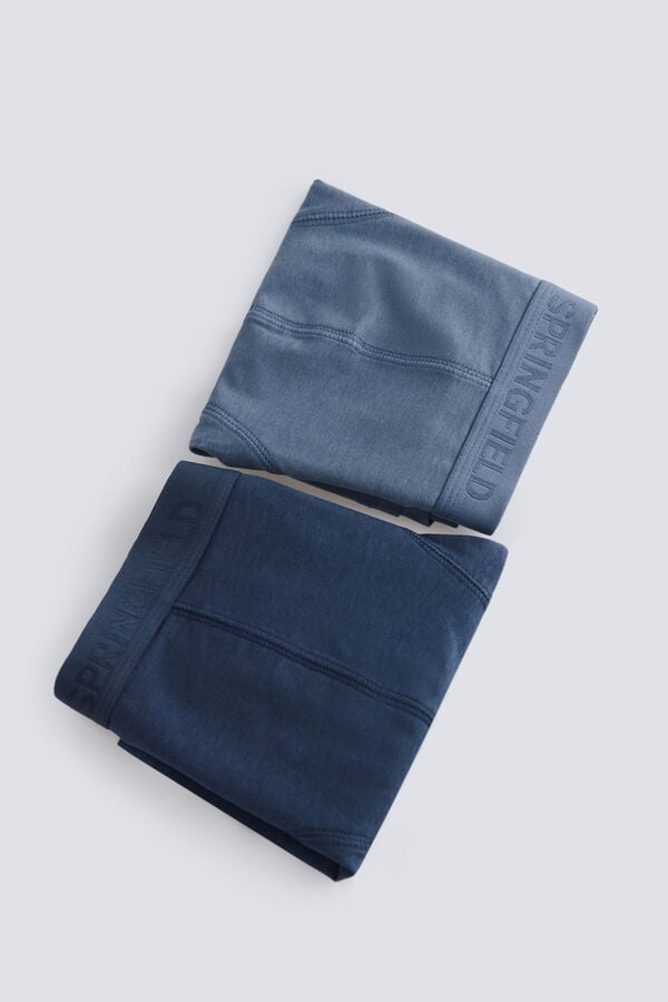 Springfield Pack 2 bamboo boxers blue