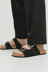 Jack & Jones Double buckle sandals black