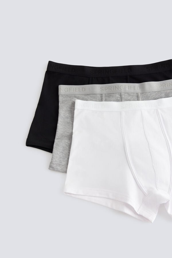 Springfield Pack 3 basic boxers grey