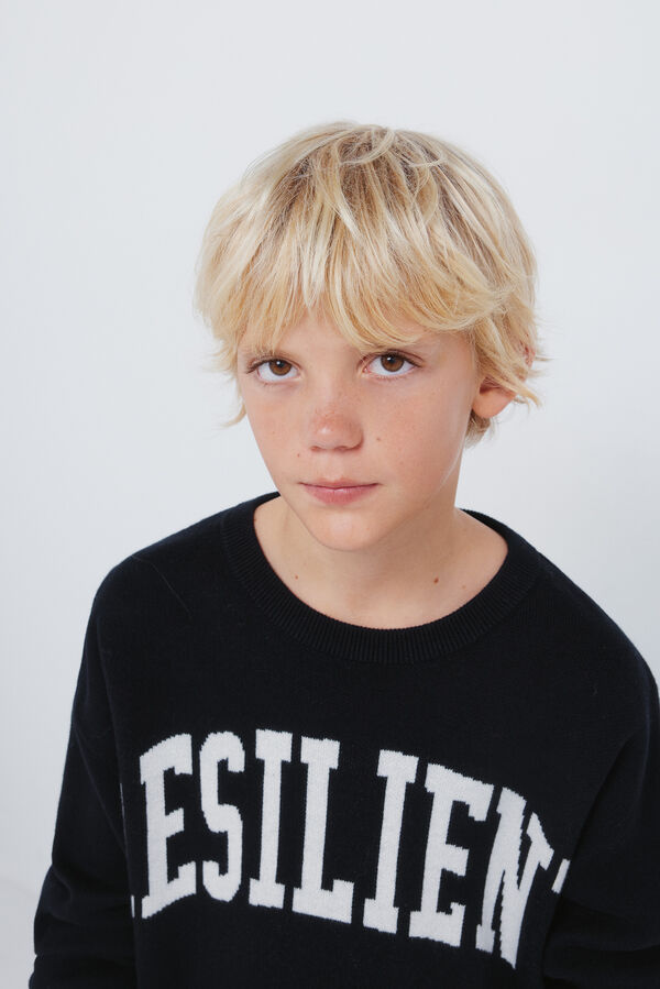 Springfield Kids Camisola infantil "Resiliente" azul