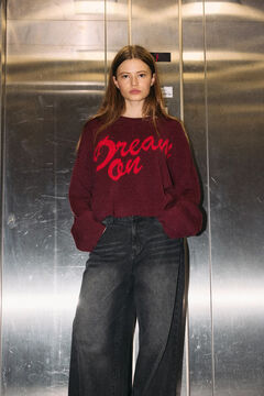 Noisy May camisola estampado com gola redonda