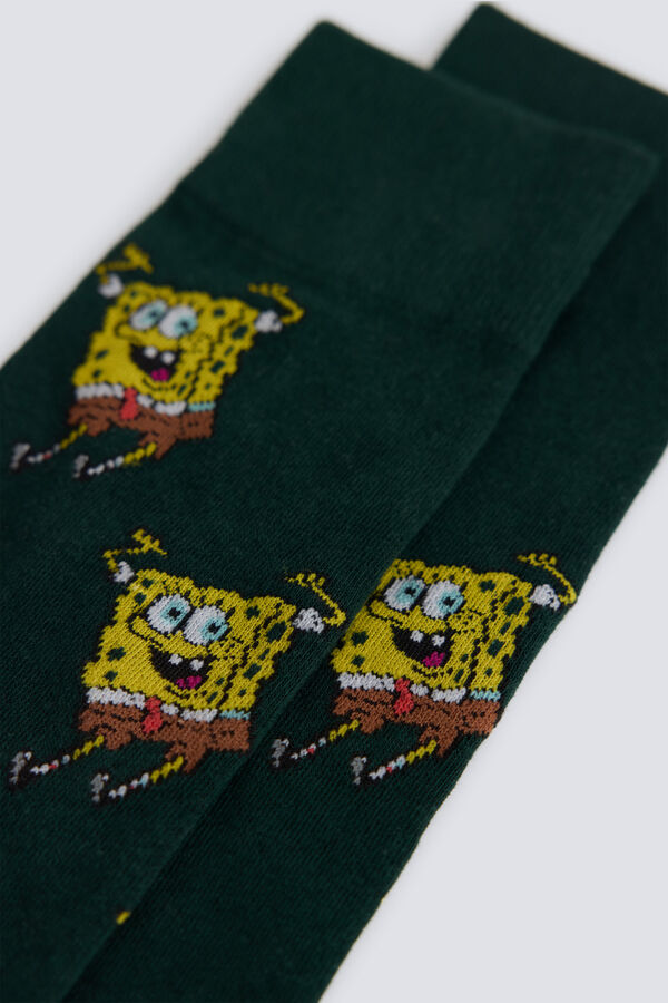 Springfield SpongeBob long sock green