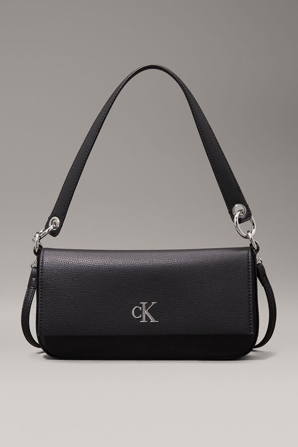 Calvin Klein Bolsa feminina com logo preto