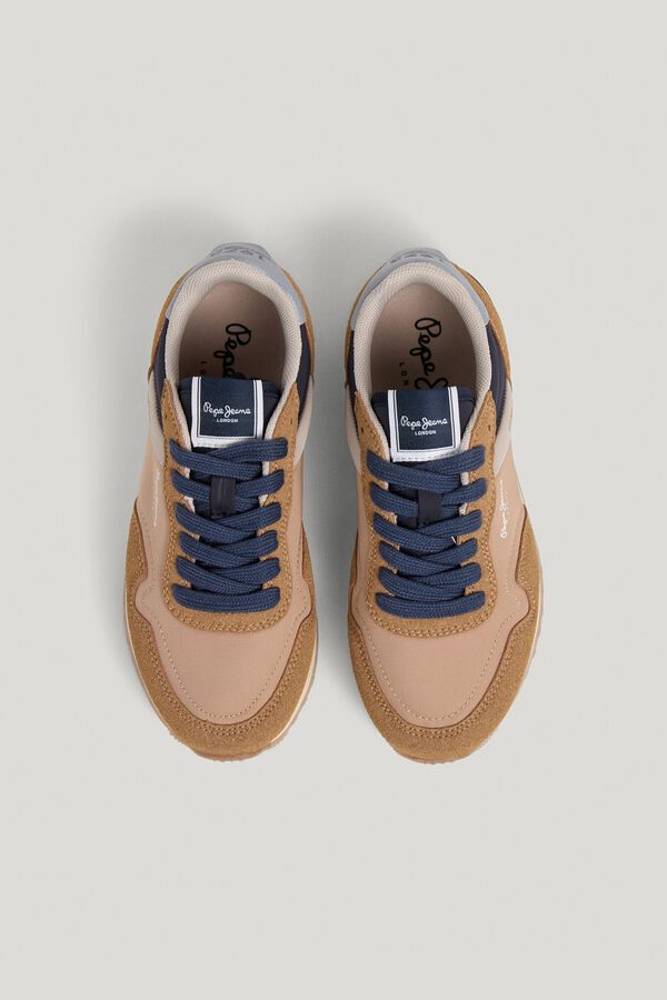 Pepe Jeans Running style sneakers brown