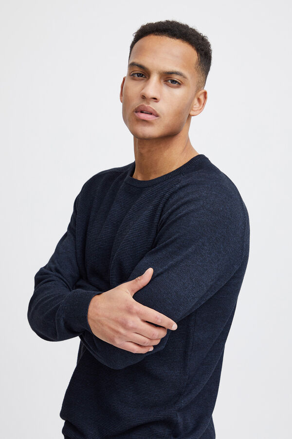 Blend Jersey de punto azul